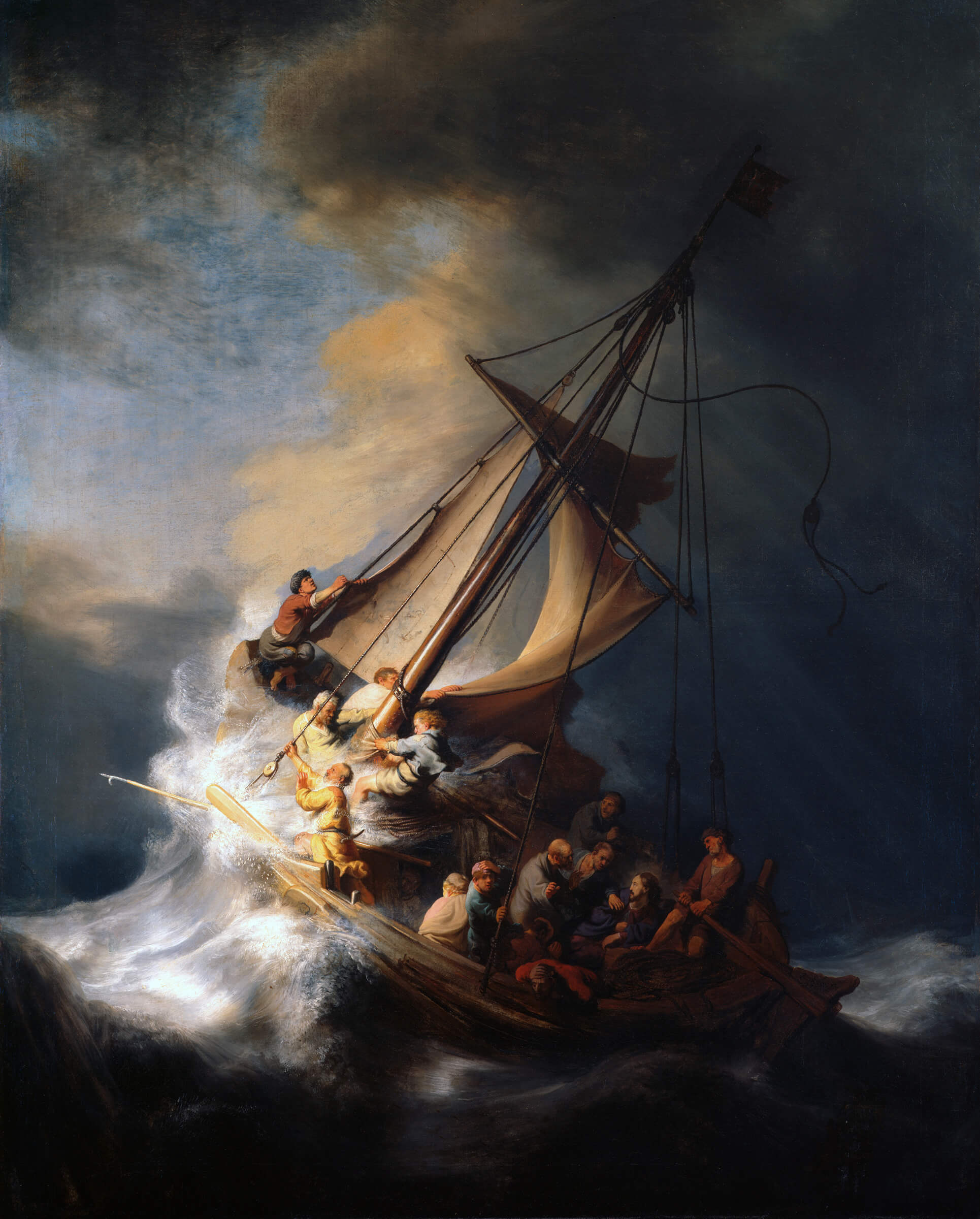 The Storm On The Sea of Galilee - Rembrandt van Rijn